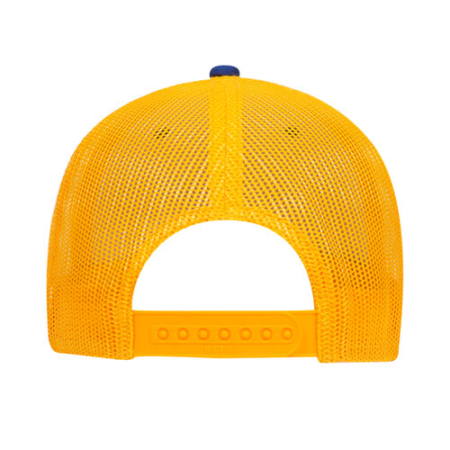 6 Panel Low Profile Mesh Back Trucker Hat - Back Split