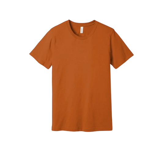 Bella + Canvas - Jersey Tee - Orange & Brown Color Options