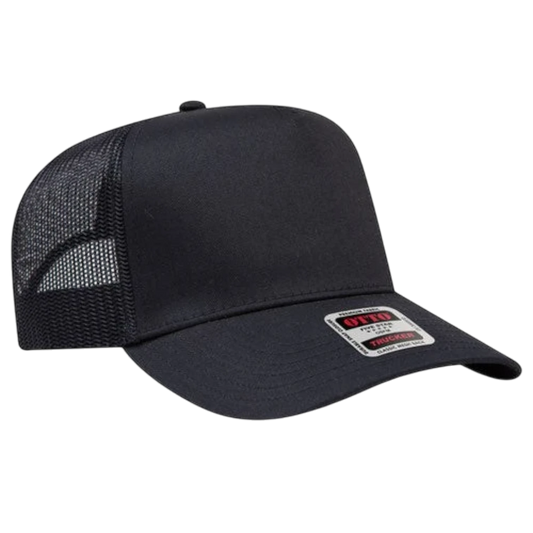 OTTO CAP® 5 Panel Mid Profile Mesh Back Trucker Hat