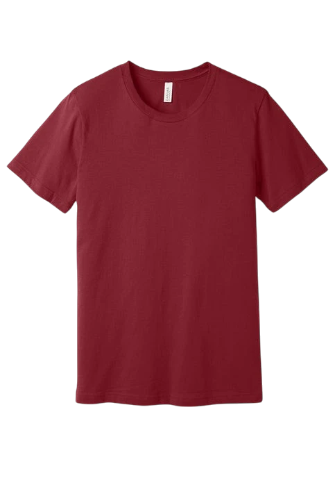 Bella + Canvas - Jersey Tee - Pink & Red Color Options