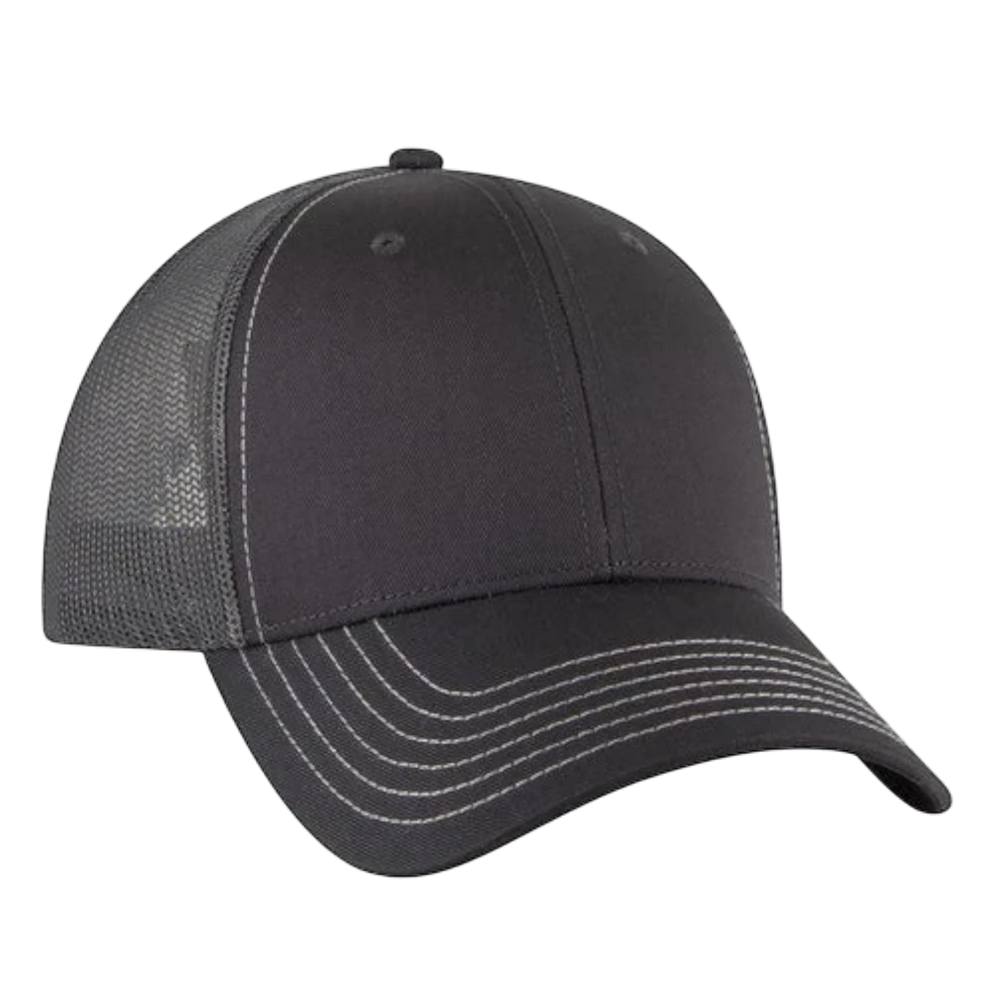 Otto 6 Panel Low Profile Mesh Back Trucker Hat