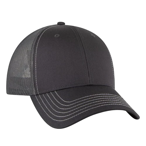 Otto 6 Panel Low Profile Mesh Back Trucker Hat