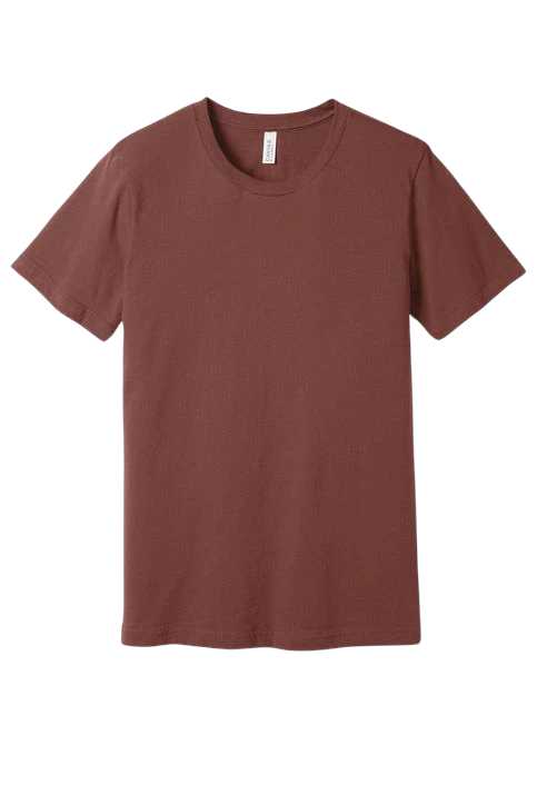 Bella + Canvas - Jersey Tee - Orange & Brown Color Options