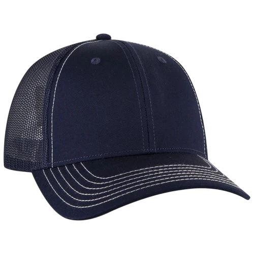 Otto 6 Panel Low Profile Mesh Back Trucker Hat