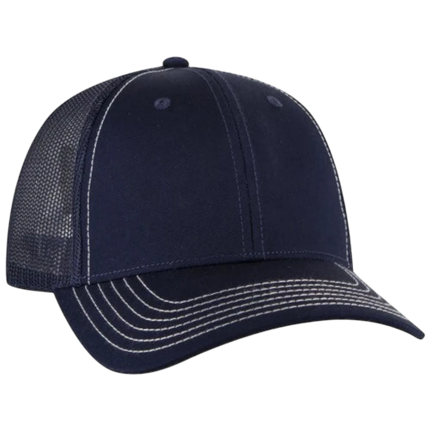 Otto 6 Panel Low Profile Mesh Back Trucker Hat