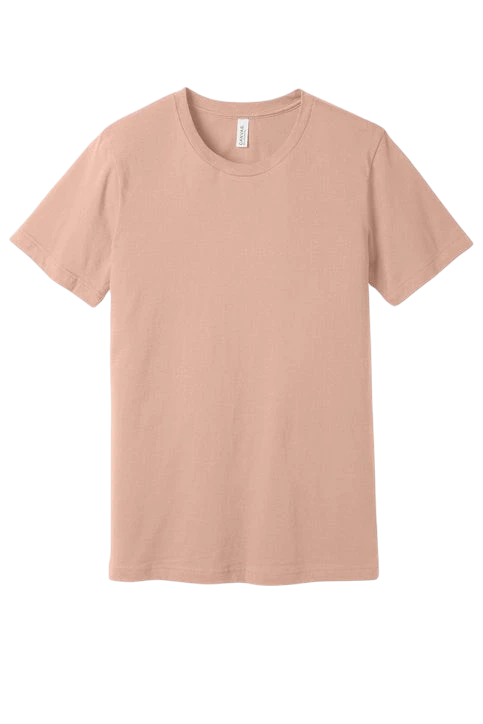 Bella + Canvas - Jersey Tee - Pink & Red Color Options