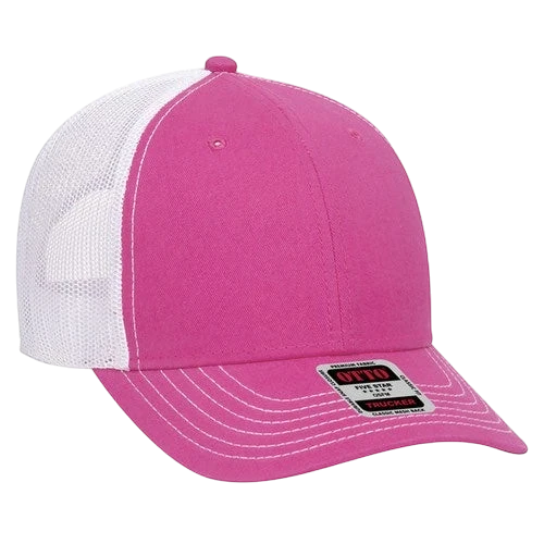 Otto 6 Panel Low Profile Mesh Back Trucker Hat