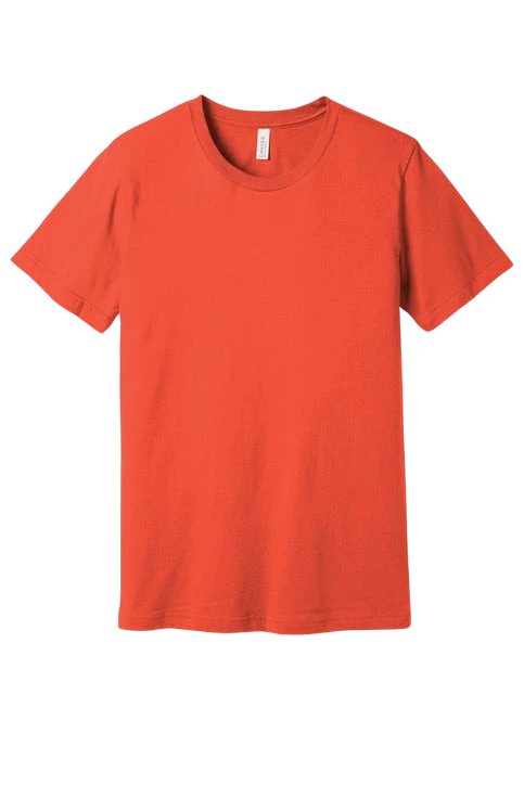 Bella + Canvas - Jersey Tee - Orange & Brown Color Options