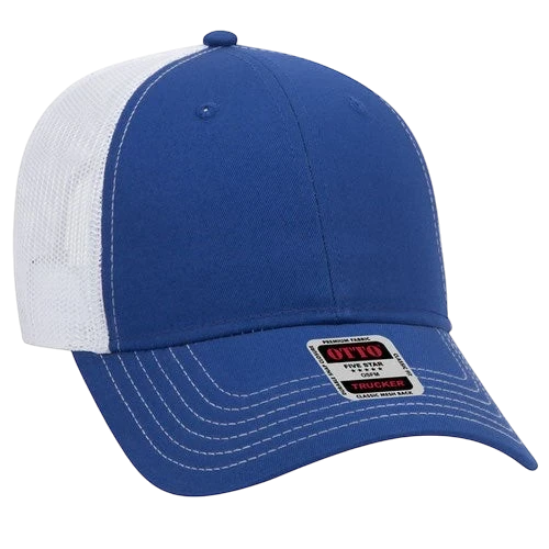 Otto 6 Panel Low Profile Mesh Back Trucker Hat