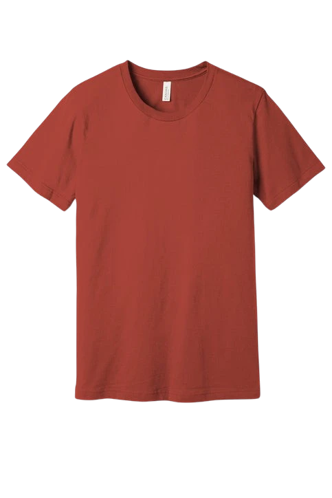 Bella + Canvas - Jersey Tee - Orange & Brown Color Options