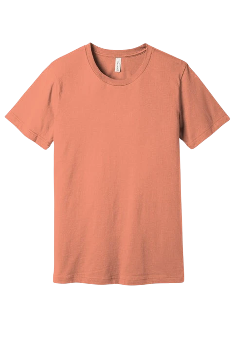 Bella + Canvas - Jersey Tee - Orange & Brown Color Options