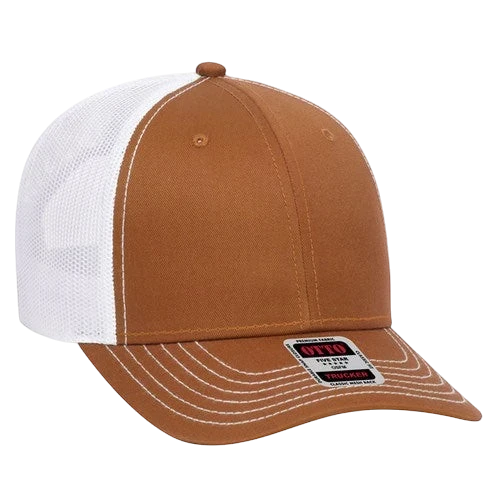 Otto 6 Panel Low Profile Mesh Back Trucker Hat