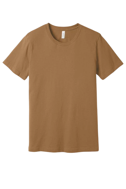Bella + Canvas - Jersey Tee - Orange & Brown Color Options