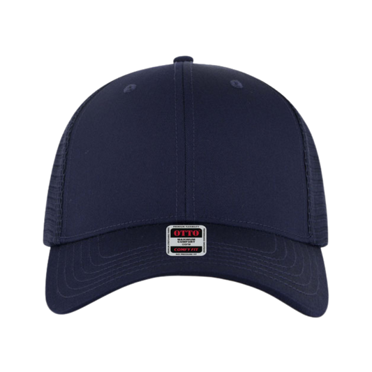 COMFY FIT 6 Panel Low Profile Mesh Back Trucker Hat- Solids