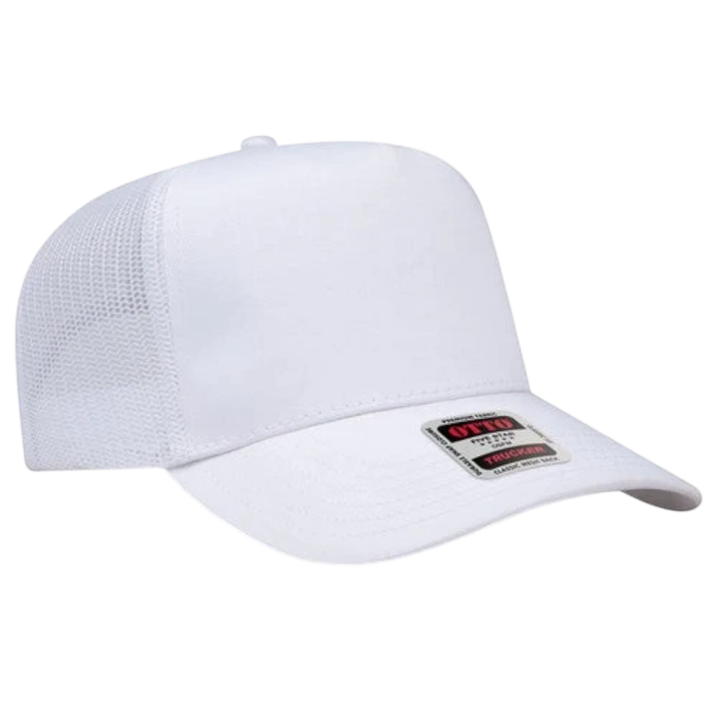 OTTO CAP® 5 Panel Mid Profile Mesh Back Trucker Hat