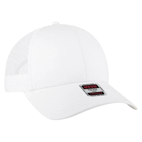 Otto 6 Panel Low Profile Mesh Back Trucker Hat
