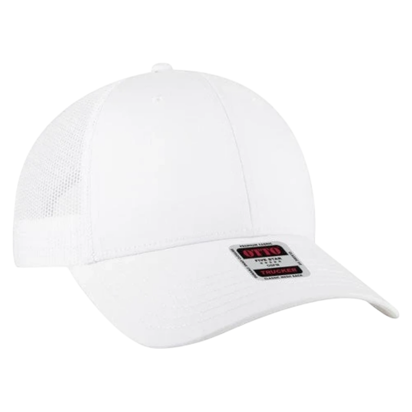 Otto 6 Panel Low Profile Mesh Back Trucker Hat
