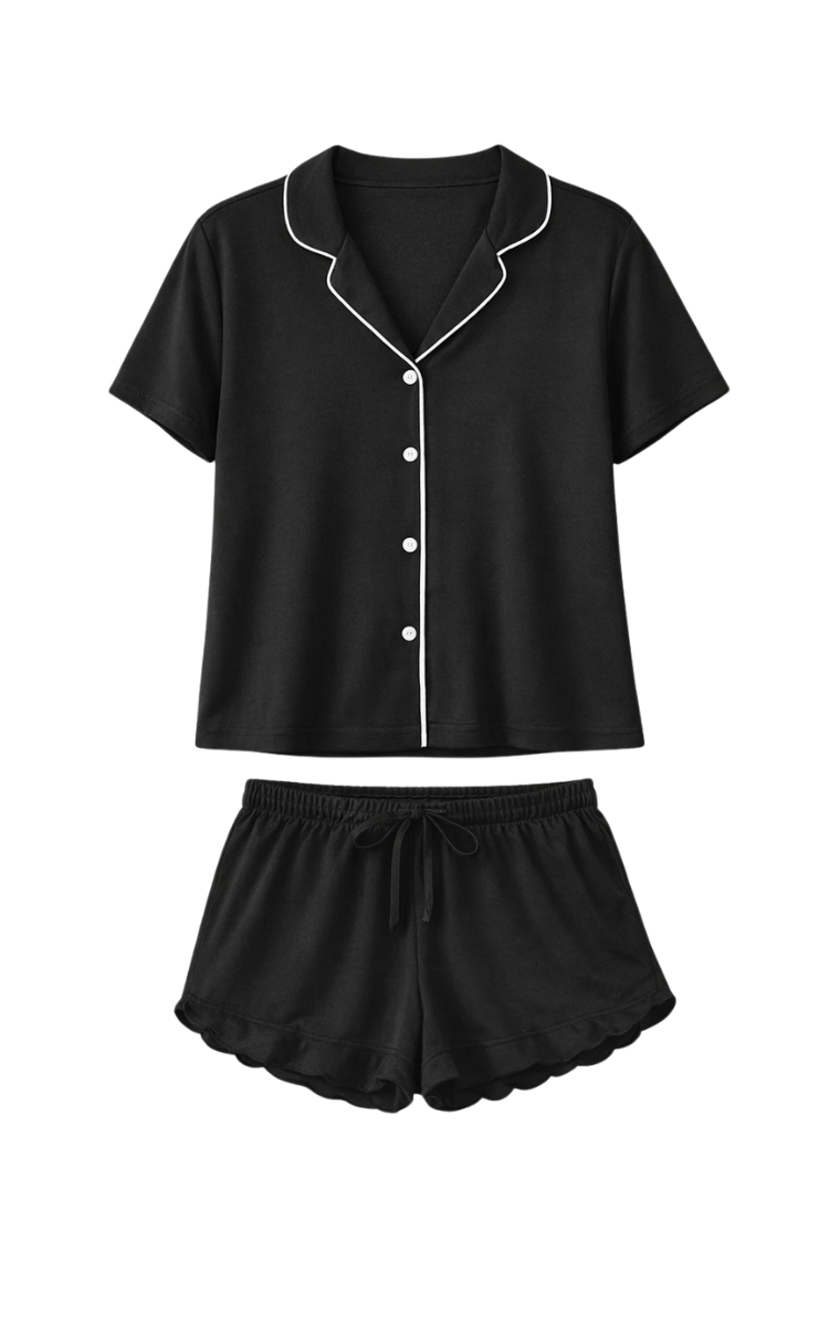 Cotton Pajama Set - Shorts