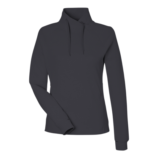 Waffle Cross-Neck Pullover