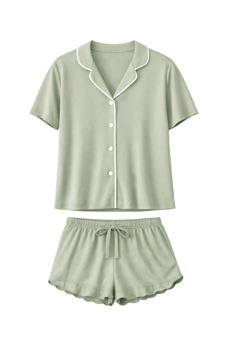 Cotton Pajama Set - Shorts