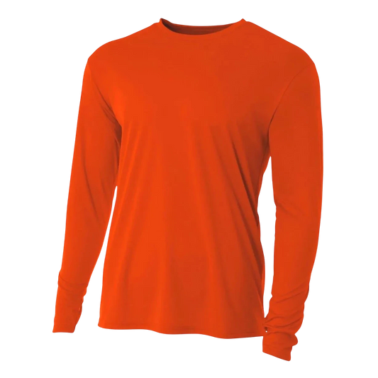 Cooling Performance Long Sleeve Crew - Athletic & Hi-Vis