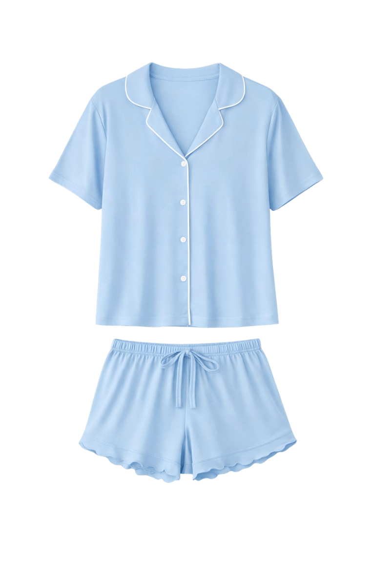 Cotton Pajama Set - Shorts